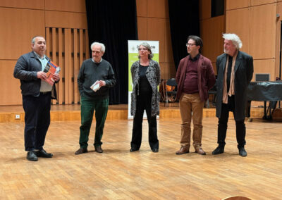 Thierry Boccamaïello remercie les membres du jury pour leur dévouement au 38ème Concours de Musique d'Ensemble de la FNAPEC