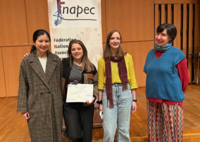 Trois membres du quatuor Moser String Quartet obtiennent le 4ème prix offert par Duranton Consultants au 38ème Concours de Musique d'Ensemble de la FNAPEC