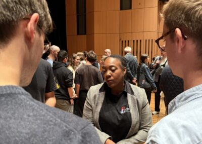 39e concours de musique de chambre organisé par la FNAPEC- Nelly Alexis, trésorière de la Fnapec et organisatrice du concours.