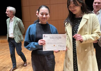 39e concours de musique de chambre organisé par la FNAPEC- Le duo Nago prix Pro Quartet