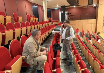 39e concours de musique de chambre organisé par la FNAPEC- Préparatifs la veille - les organisateurs sont débordés.