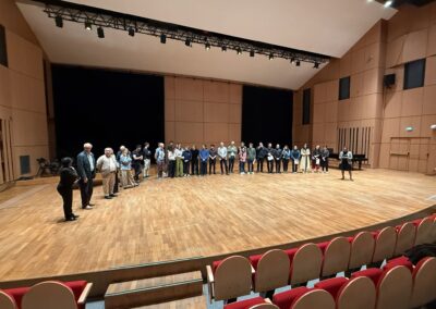 39e concours de musique de chambre organisé par la FNAPEC- Les lauréats, partenaires et organisateurs pour la photo finale.