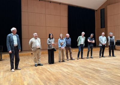 39e concours de musique de chambre organisé par la FNAPEC- Madame Yoko Kaneko, présidente du jury appelle les lauréats.